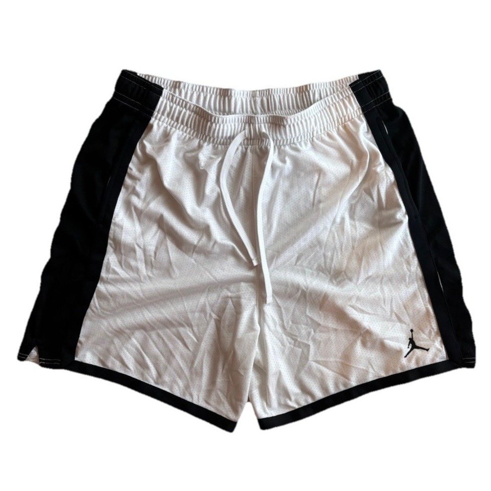 Mens Basketball Shorts Jordan 3XL Athletic Athleisure Black White Drawstring